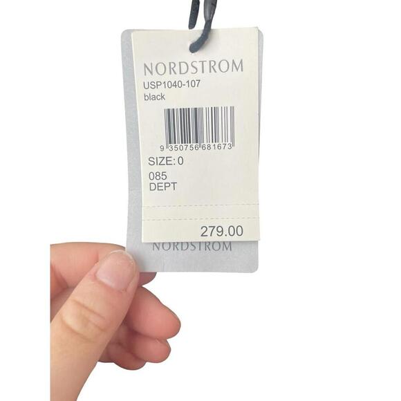 Nordstrom Black Sleeveless Maxi Dress Size 0 – NWT – Formal Evening Gown - Picture 4 of 6